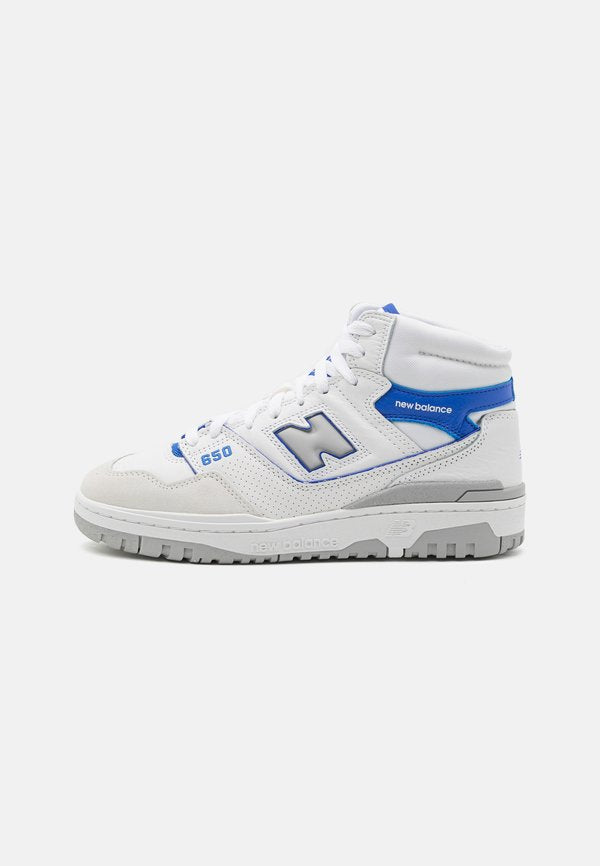 New Balance 650 - High-top trainers - white/light blue