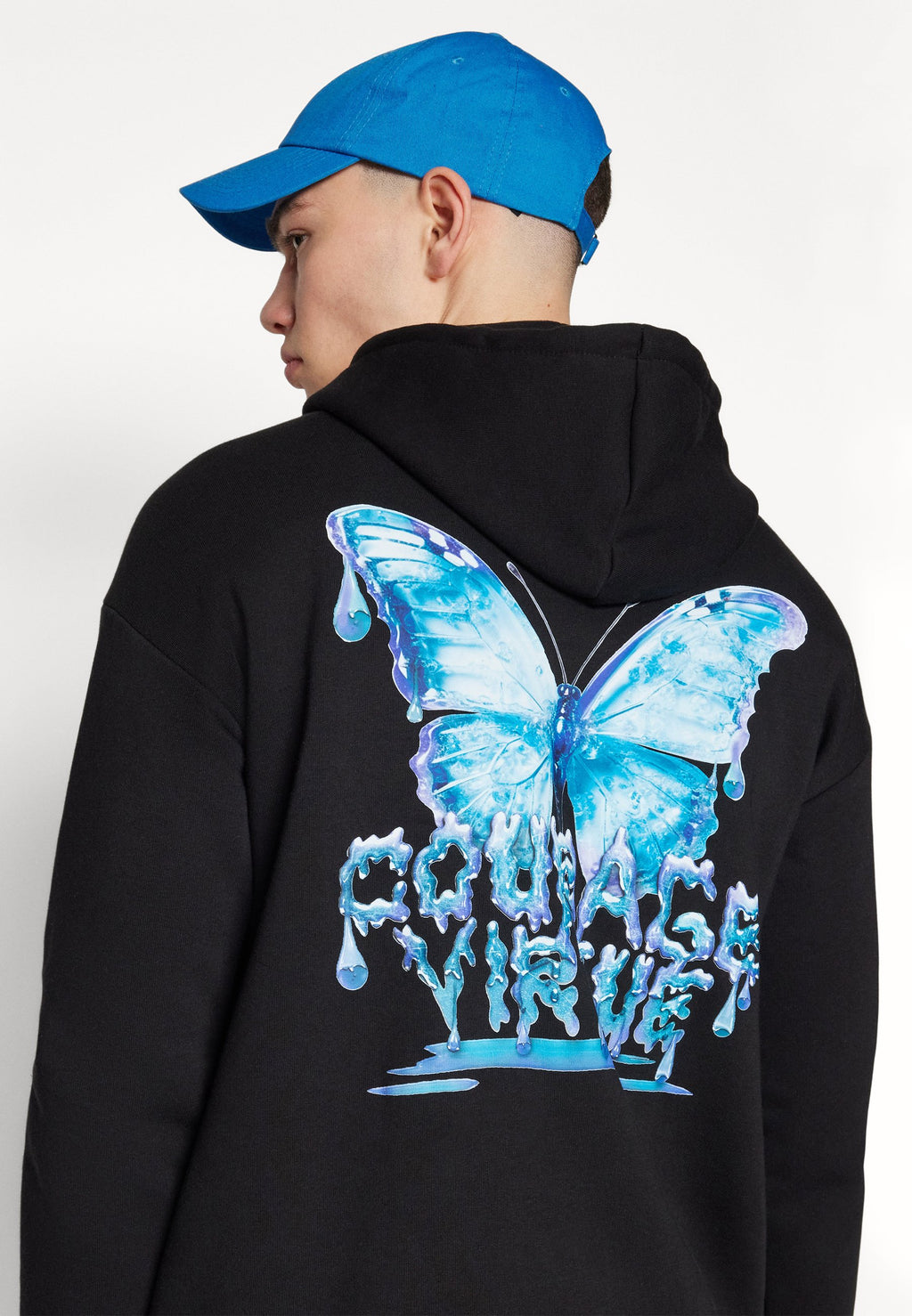 YOURTURN COURAGE VIRTUE RELAXED HOODIE