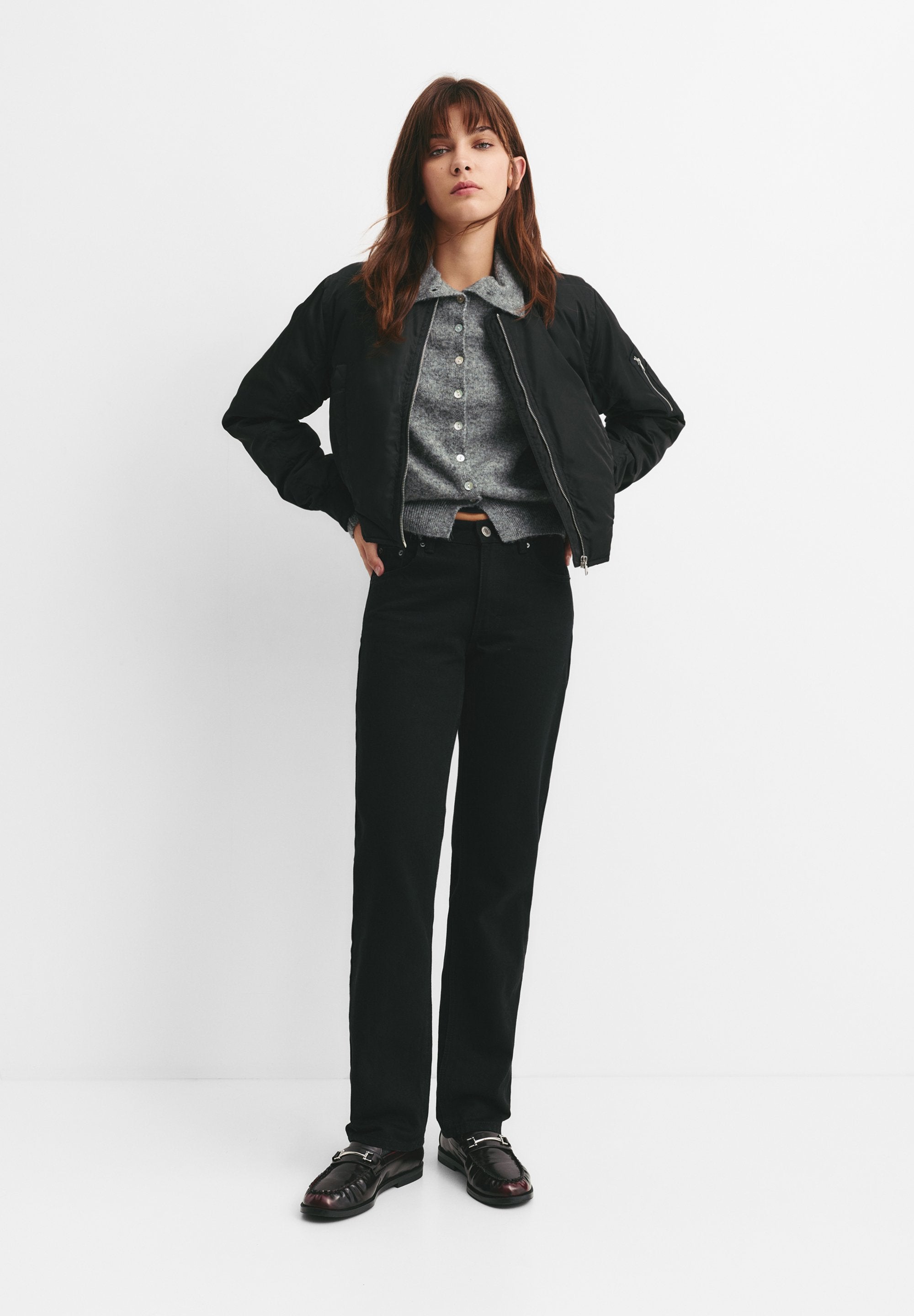 PULL&BEAR MID-WAIST