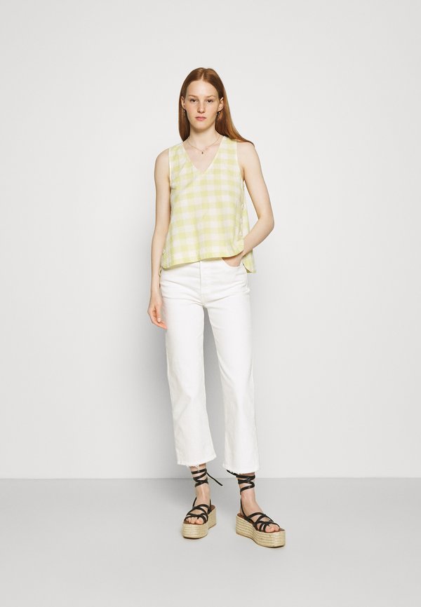 Madewell LAUREL TANK IN GINGHAM