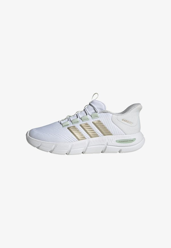 adidas Sportswear Walking trainers - cloud white   cyber metallic   linen green