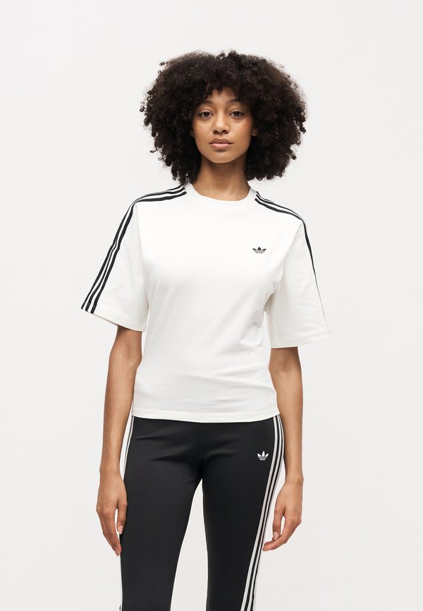 adidas Originals SLIM TEE - Print T-shirt - off white