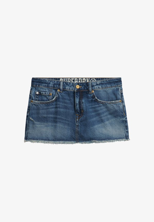 Superdry & Co Denim skirt - venice authentic blue