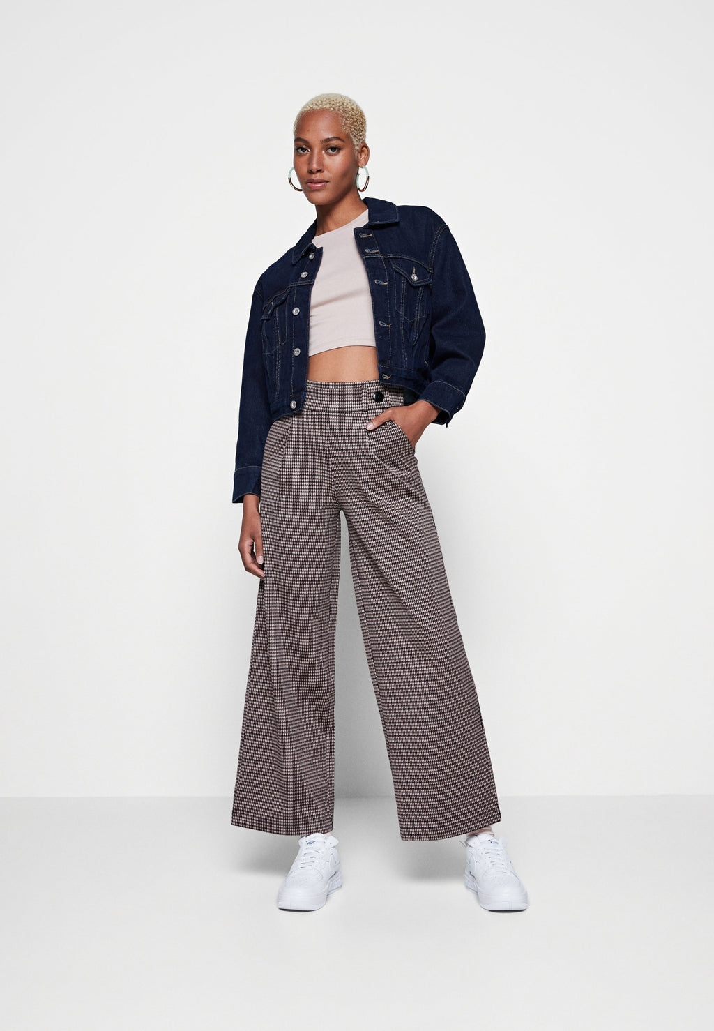 JDY JDYGEGGO MIA LONG CHECK PANT