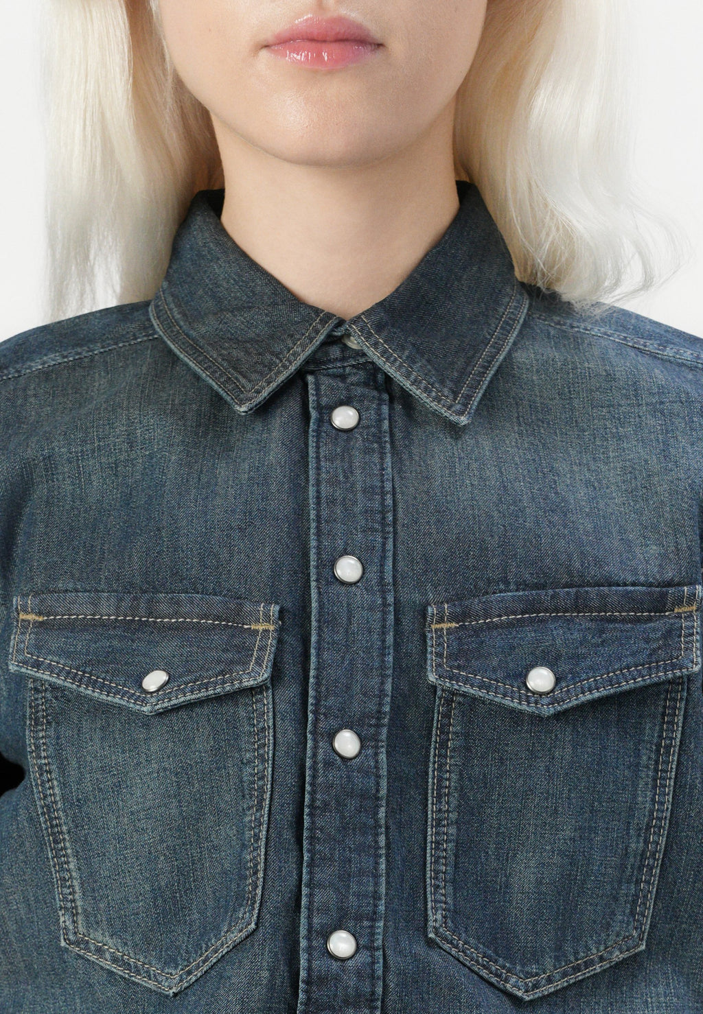 SLIM WESTERN SHIRT L\S WMN Media 5