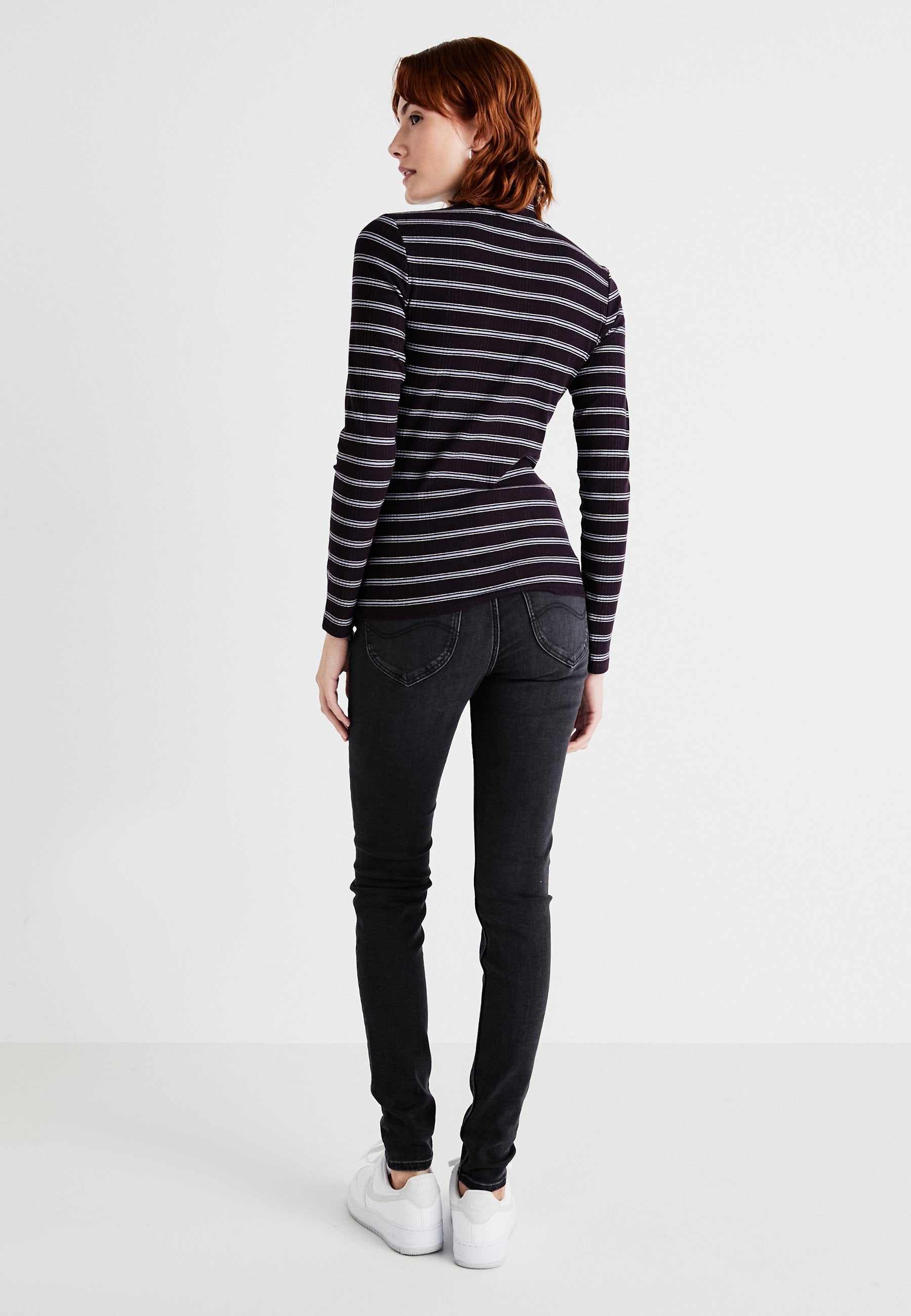 Lee RIBBED LS HIGH NECK