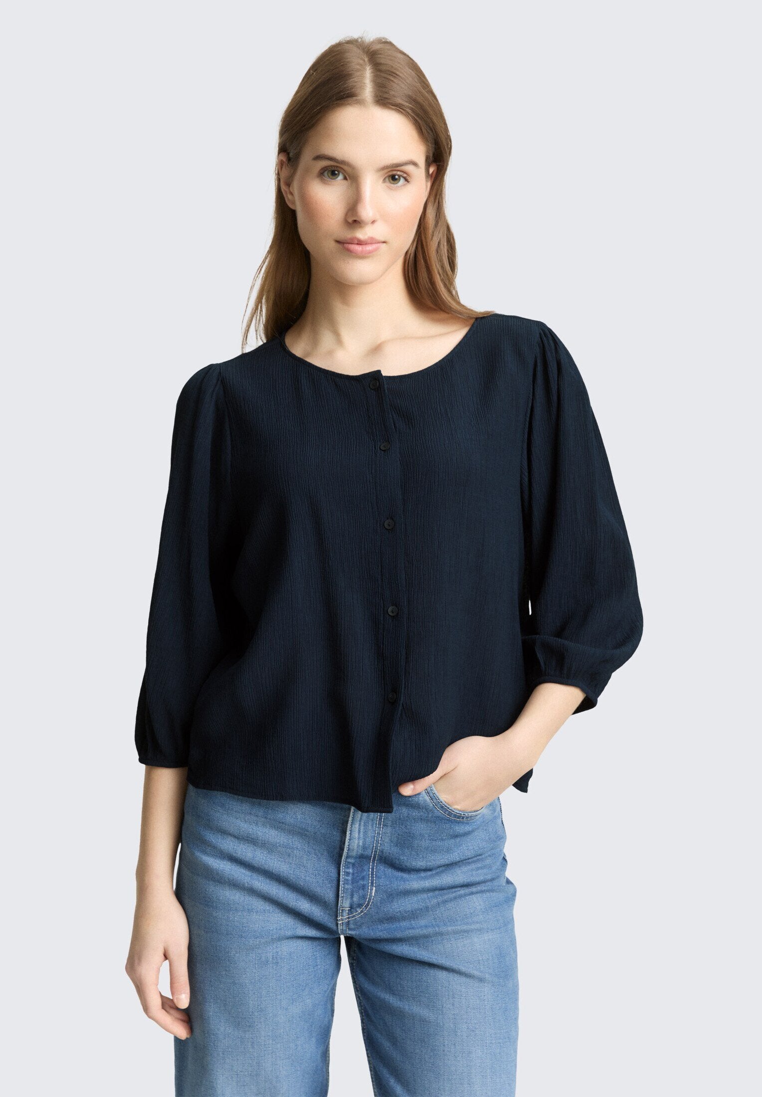 TOM TAILOR DENIM WITH PLACKET