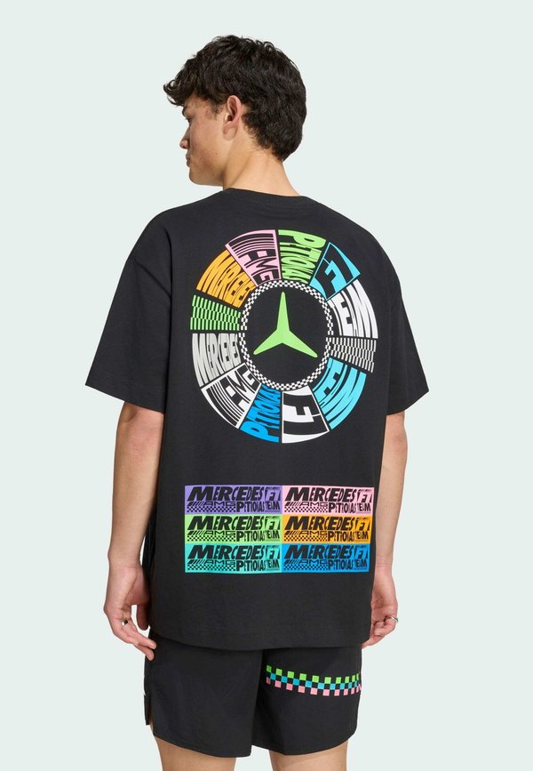 adidas Performance ADIDAS PERFORMANCE MERCEDES - AMG PETRONAS FORMULA 1 TEAM LIGHTS UNISEX - Print T-shirt - black