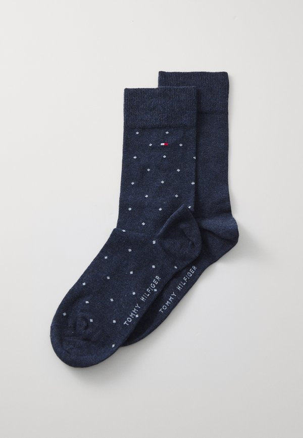 Tommy Hilfiger MEN SOCK DOT 2 PACK - Socks - dark blue