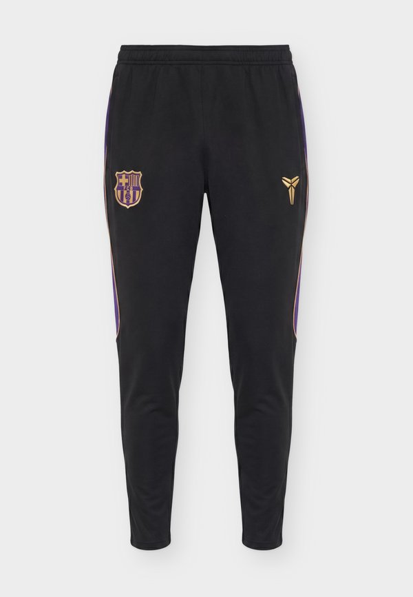 Nike Performance FCB - Tracksuit bottoms - black/field purple/metallic gold-coloured