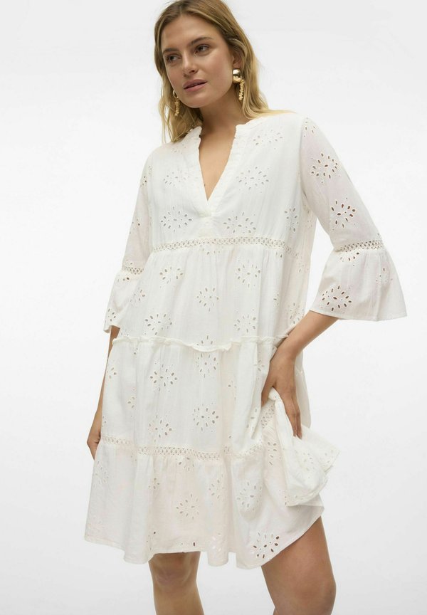 Vero Moda VMDICTHE Tunic - Tunic - snow white