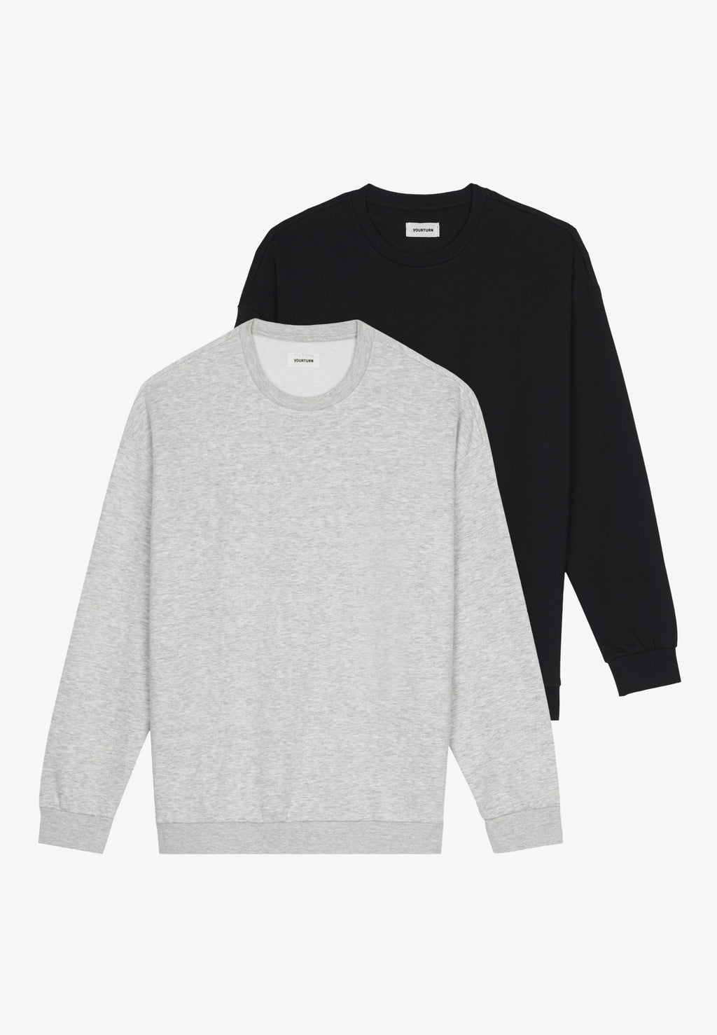 YOURTURN UNISEX 2PACK RELAXED FIT SWEATSHIRT