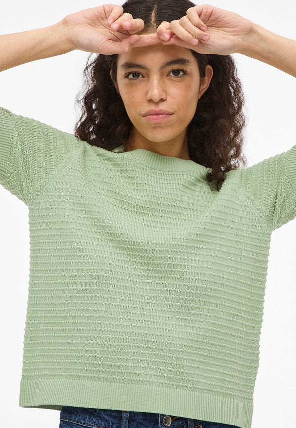 VILA Knitted VILOLLO Short sleeved
