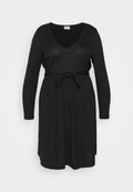 EVOKED VILA VINIMO V NECK BELT DRESS