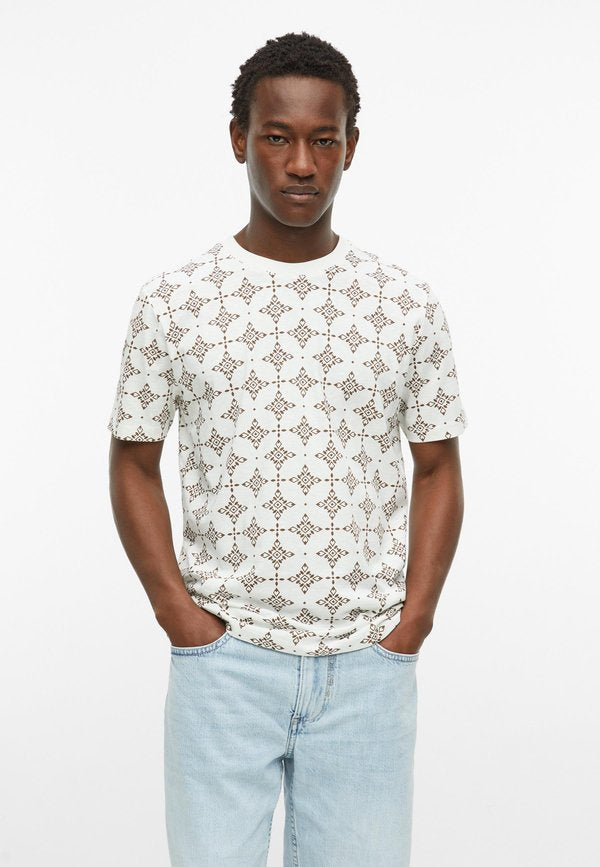 s.Oliver T-SHIRT - Print T-shirt - dunkelbraun