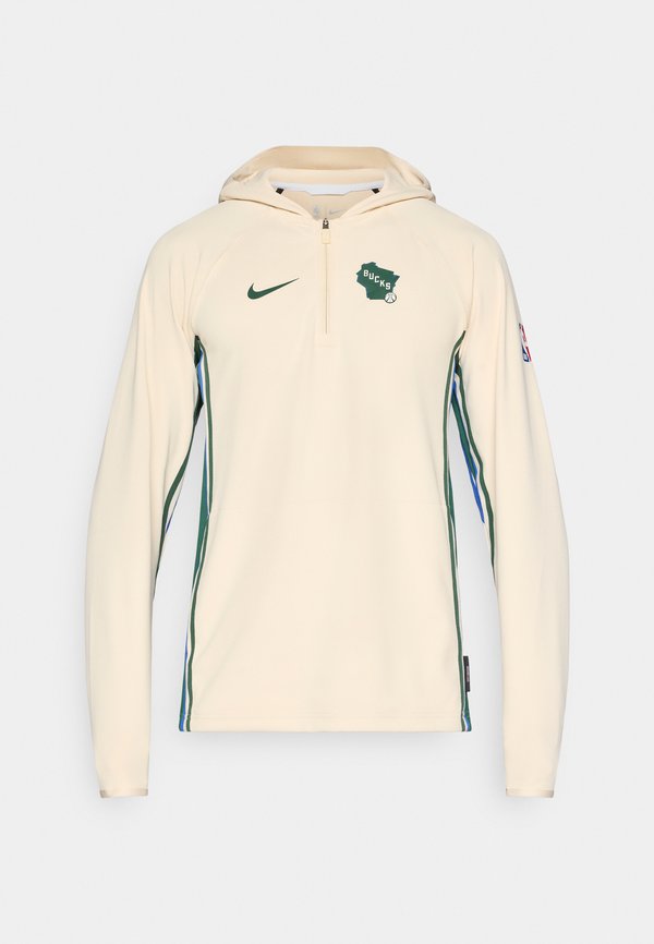 Nike Performance MILWAUKEE BUCKS CITY EDITION ZIP JACKET - Club wear - beige
