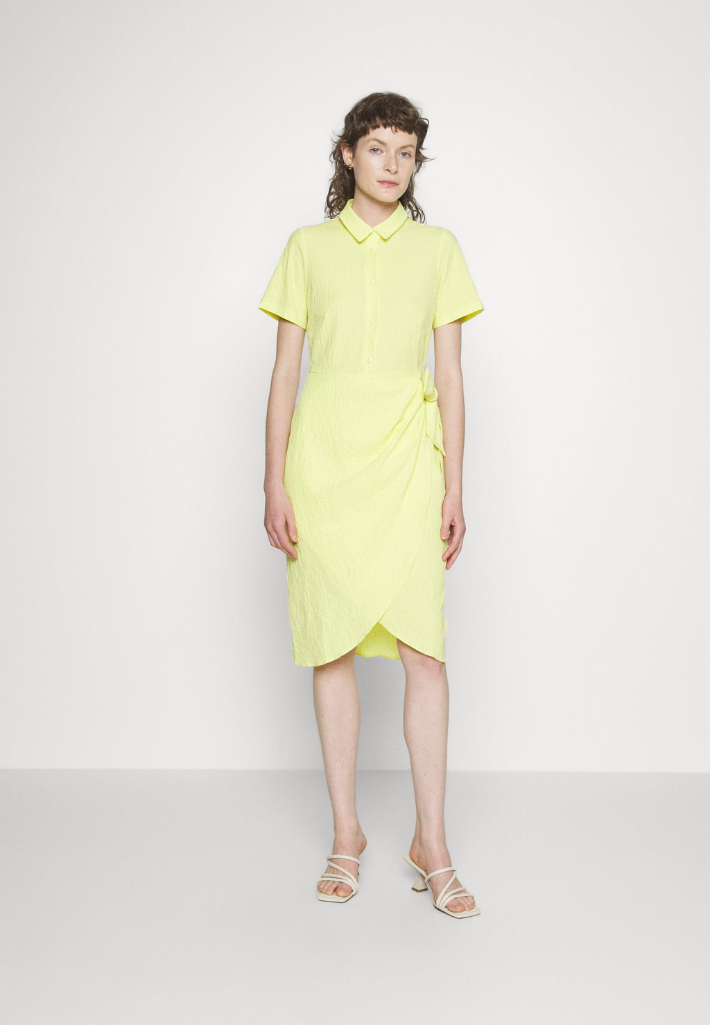 Closet CLOSET LONDON SHIRT WRAP DRESS