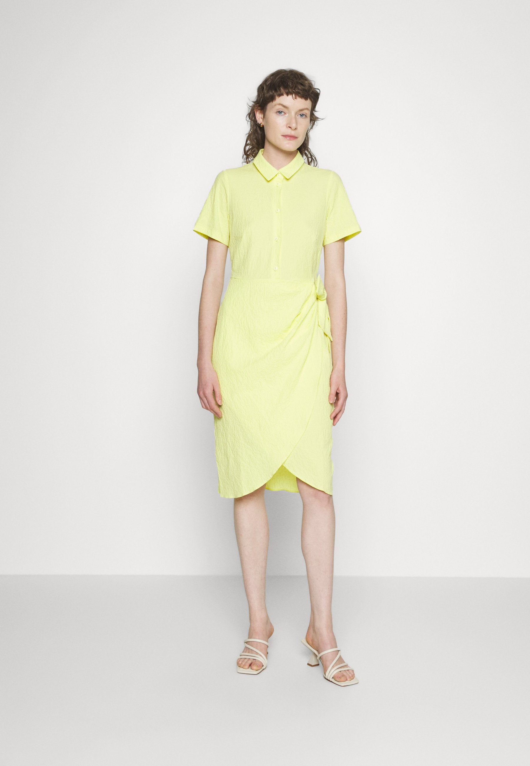 Closet CLOSET LONDON SHIRT WRAP DRESS