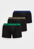 Tommy Hilfiger SIGNATURE 3 PACK - Trunks - black/green/sand