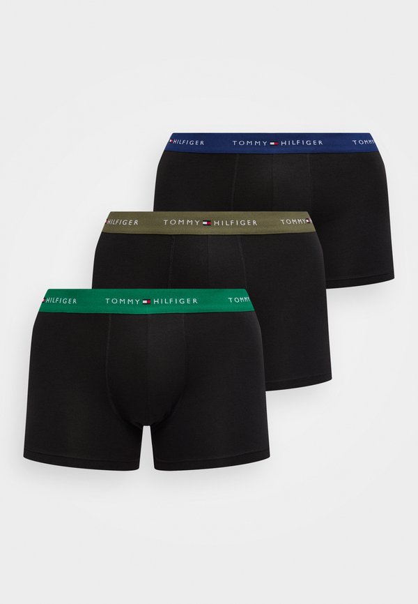 Tommy Hilfiger SIGNATURE 3 PACK - Trunks - black/green/sand