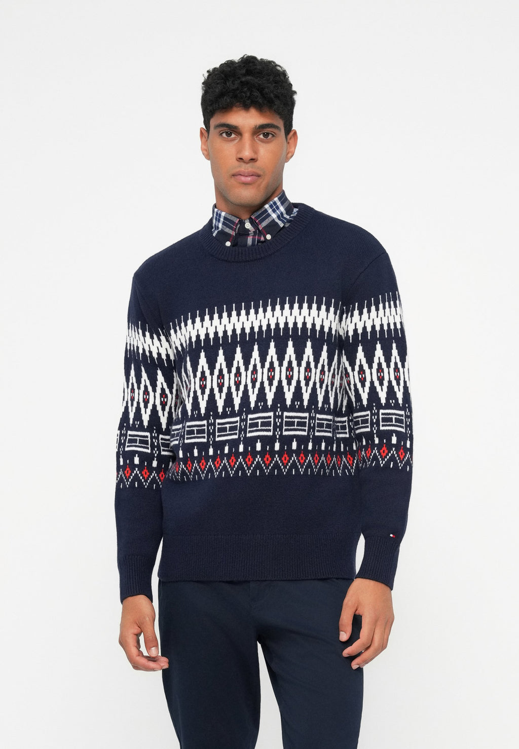 PLACED FAIRISLE BLEND CREW UNISEX Media 2