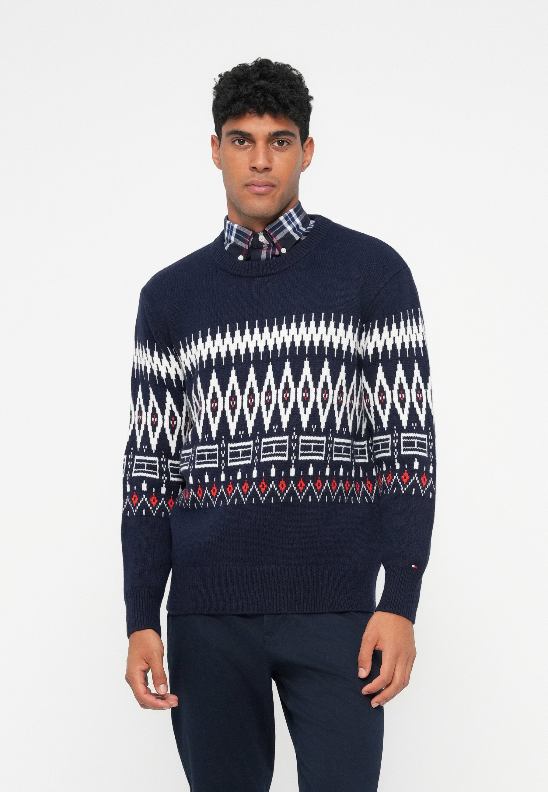 PLACED FAIRISLE BLEND CREW UNISEX Media 2