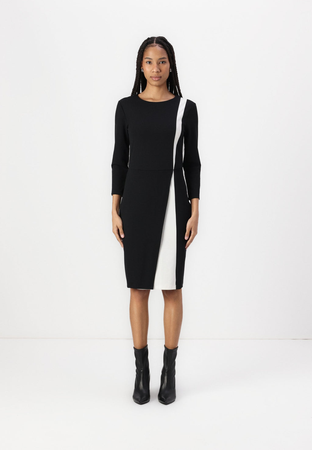 Anna Field CONTRAST OVERLAY FITTED MINI DRESS