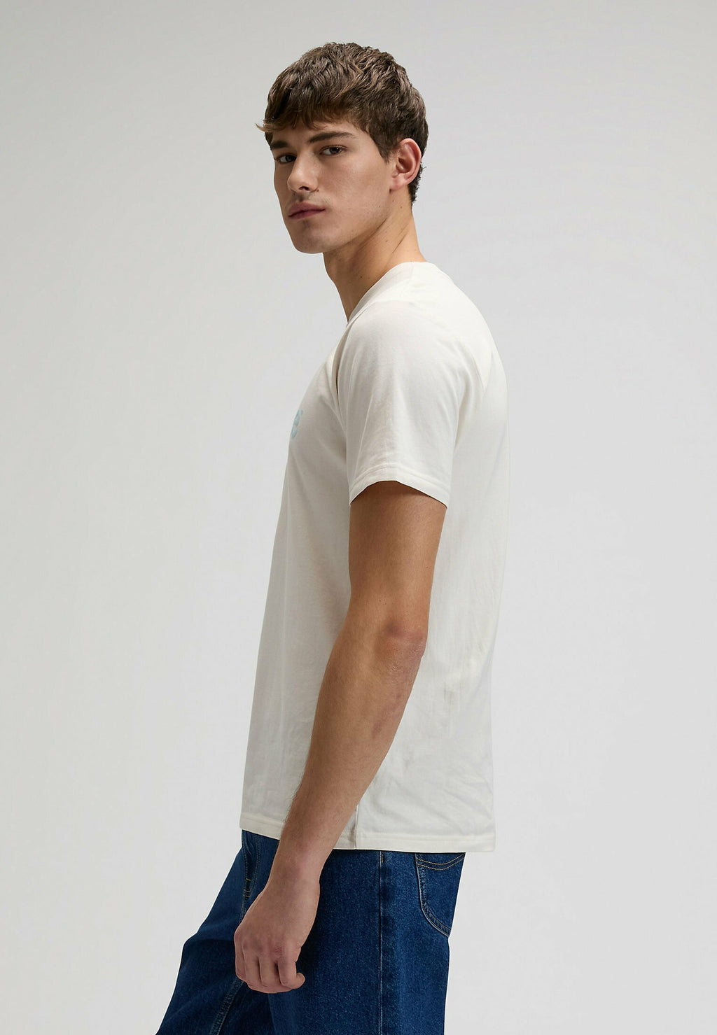 Lee SHORT SLEEVE MEDIUM_WOBBLY_LEE_TEE FOR MENS - REGULAR FIT