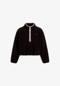 Calvin Klein SPORT CONTRAST - Fleece jumper - black