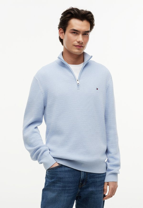Tommy Hilfiger SEASONAL STRUCTURE - Jumper - breezy blue