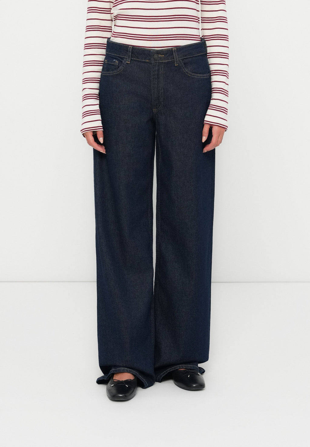 JDY Wide-fit JDYRUBY Mid waist loose fit