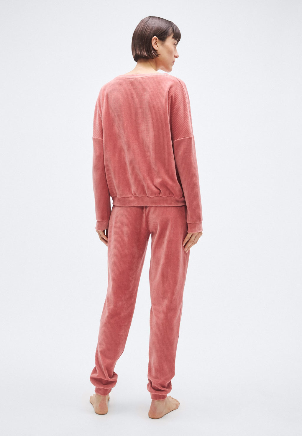 Anna Field RIBBED VELOUR LOUNGE SET