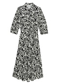 Marks & Spencer FLORAL BELTED MIDAXI