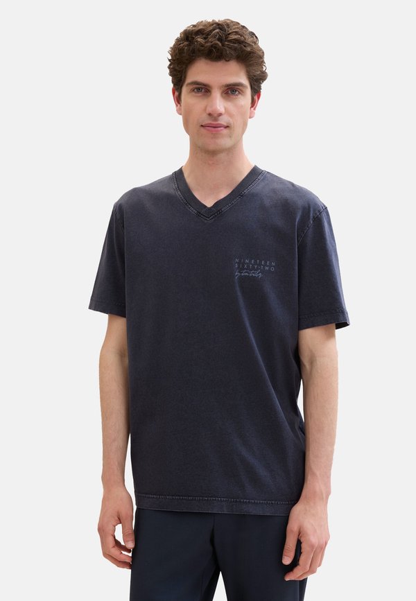 TOM TAILOR Print T-shirt - blau
