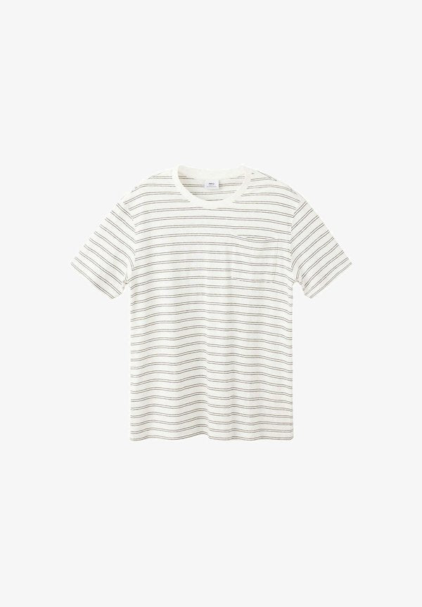 Mango ADULT - Print T-shirt - off white