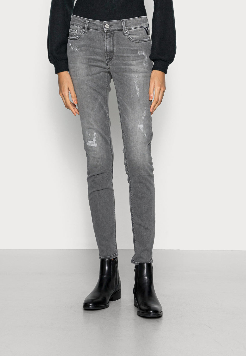 Replay LUZIEN HYPERFLEX BROKEN EDGE PANTS
