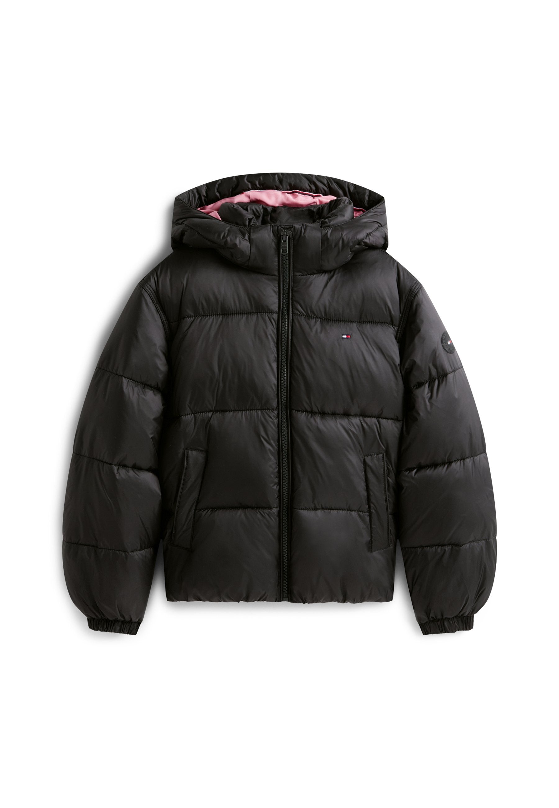 HOODED SHINY PUFFER UNISEX Media 1