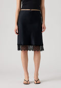 Levi's® LYNN MIDI SKIRT - A-line skirt - anthracite night