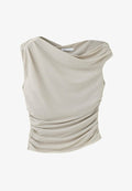 Mango ADULT - Print T-shirt - light grey