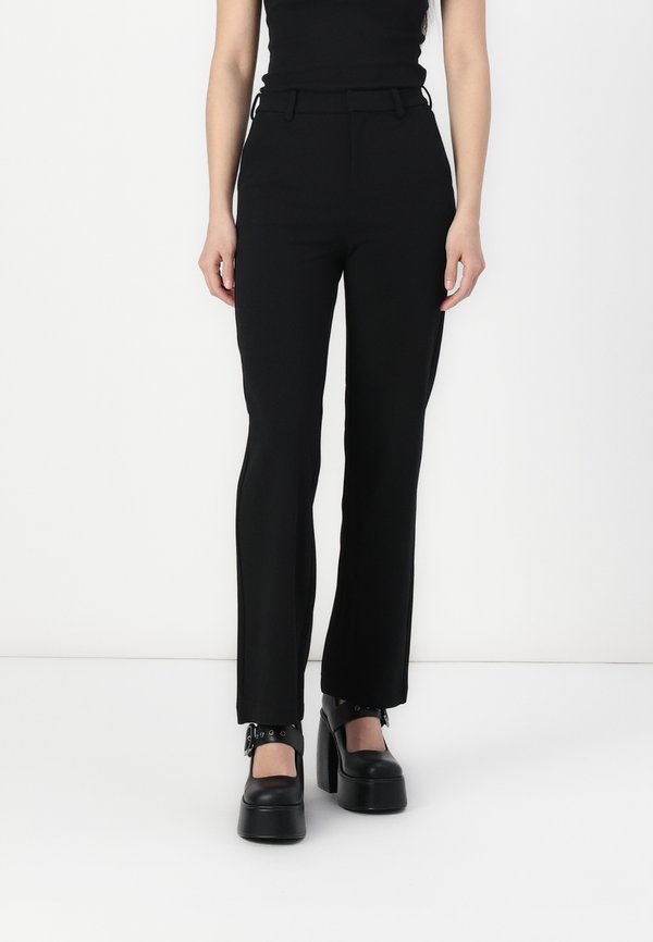 ONLY ONLRAFFY LIFE MID PANT - Trousers - black