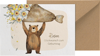 Grußkarte Mehrstückpackung Geburtstag CACTUS