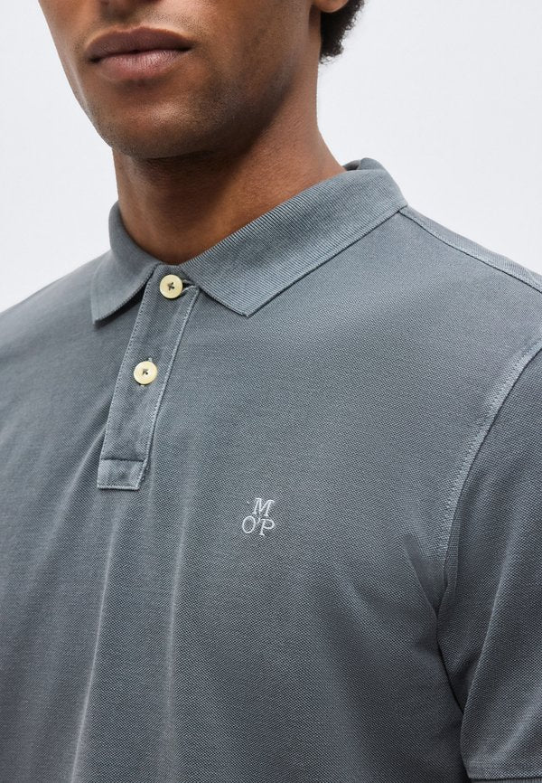 Marc O'Polo SHORT SLEEVE SLITS AT HEM EMBROIDERY