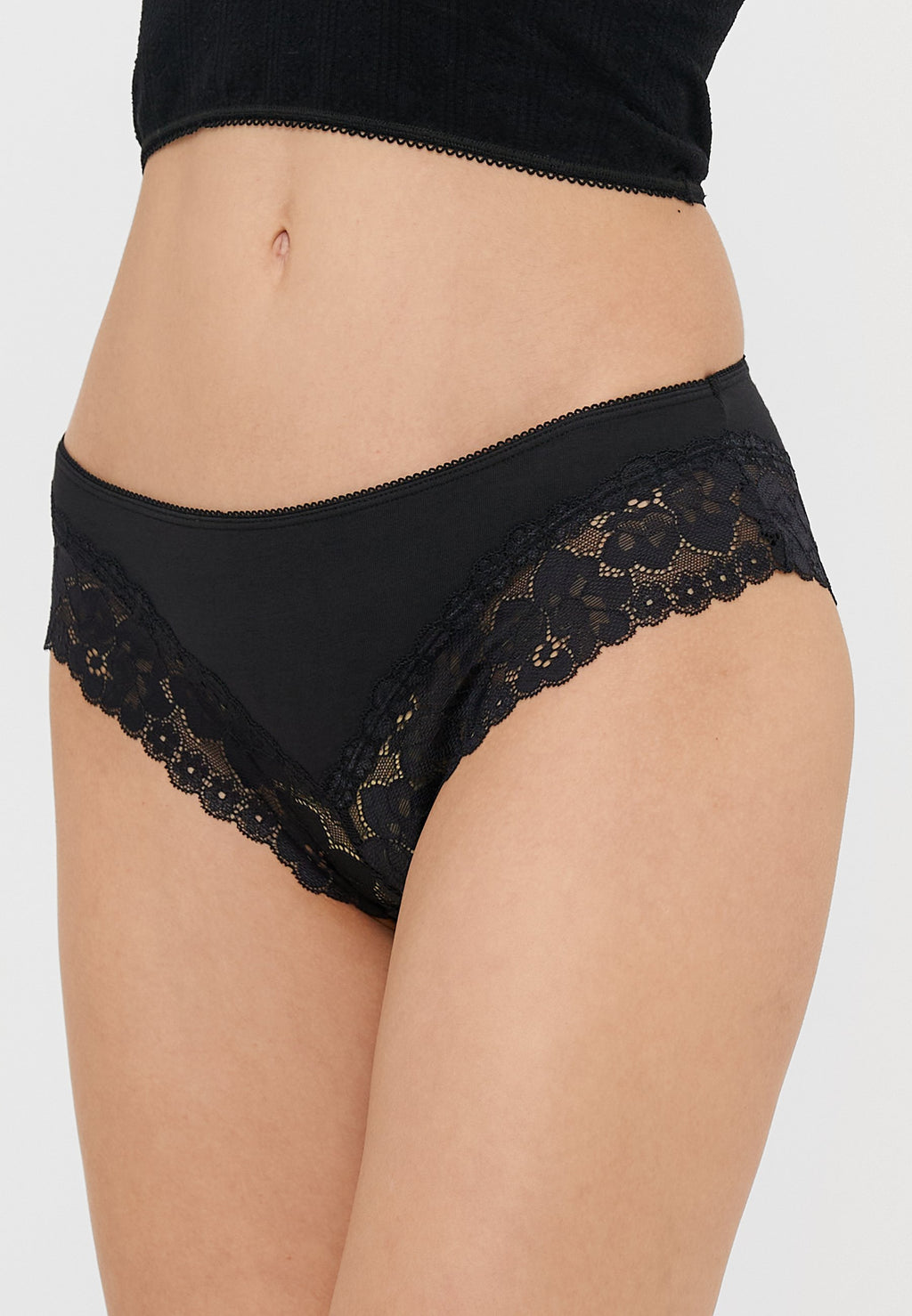Anna Field LACE TRIM COTTON BREIFS 7 PACK