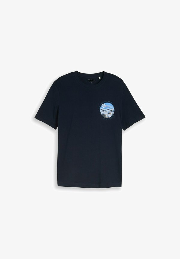 TOM TAILOR TOM TAILOR T-SHIRT T-SHIRT MIT FOTOPRINT - Print T-shirt - sky captain blue