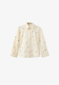 Mango ADULT - Button-down blouse - light yellow