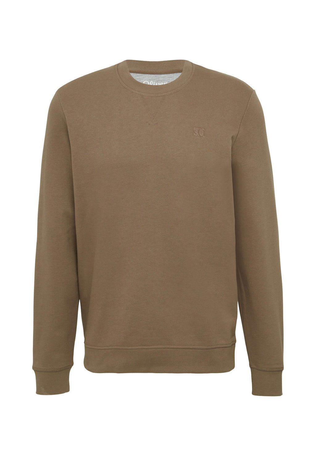 s.Oliver CREW NECK MIT LOGO-STICKEREI