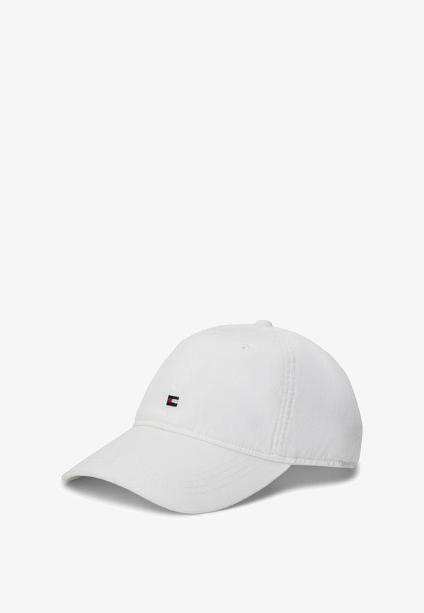 Tommy Hilfiger TH FLAG SOFT 6 PANEL CAP UNISEX - Cap - optic white