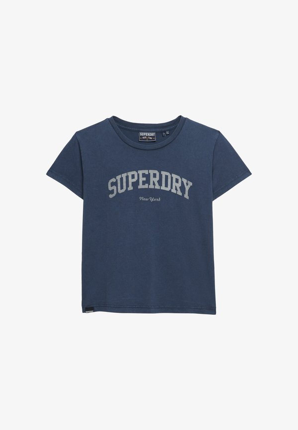 Superdry & Co ATHLETIC ESSENTIALS GRAPHIC  - Print T-shirt - classic navy