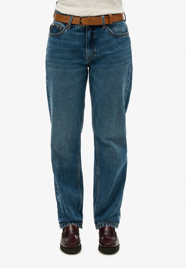 Superdry & Co MID RISE - Straight leg jeans - fulton vintage blue