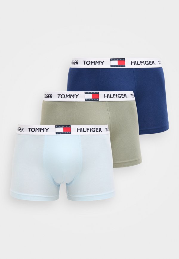 Tommy Hilfiger HERITAGE LOGO 3 PACK - Trunks - sage/preppy navy/keepsake blue